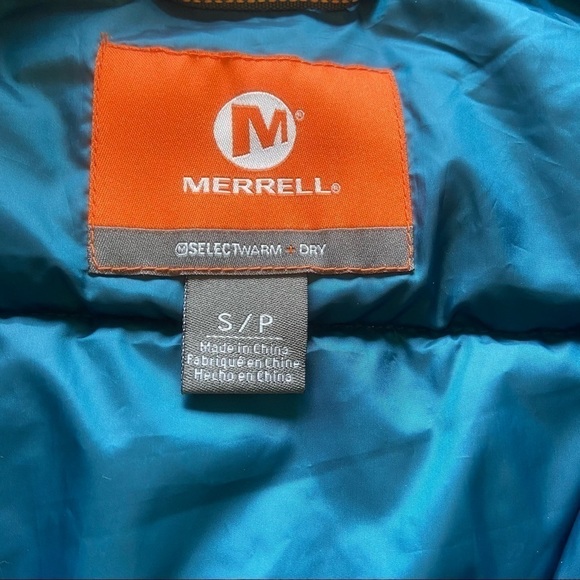 Merrell Men’s Small Quentin Vest Legion Blue Full Zip Travel Packable NEW Poly - Picture 3 of 13